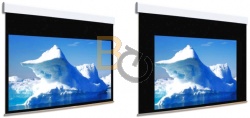 Ekran elektryczny Adeo Biformat BE z czarną ramką 225 cm