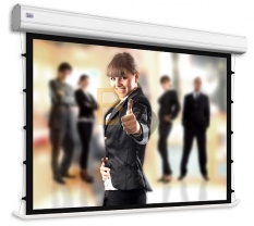 Ekran elektryczny z napinaczami Adeo Tensio Professional 208x208 cm (1:1)